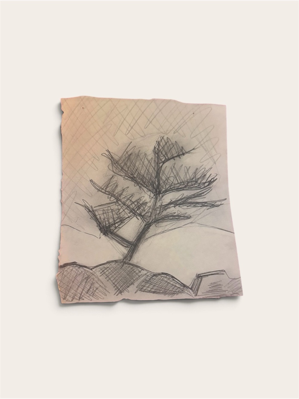 Pink Decorative Lip Pillow with Sketch Accent - Home Art